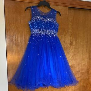 Cinderella Blue Kids Formal Dress